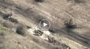 Привет от украинской артиллерии АДАМ