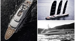10 new superyachts of 2017 in the list of Boat International magazine (9 photos + 2 videos)