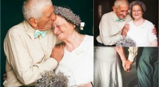 Грузинская пара сыграла свадьбу после 55 лет вместе (10 фото)
