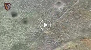 Paratroopers of the 79th Brigade destroy infantry groups of occupiers with drone drops