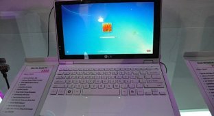 LG X300 - стильный и очень тонкий ноутбук (9 фото)