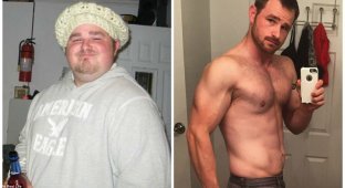 Having changed his body, he changed himself: a homeless man stopped eating fast food and started a new life (14 photos)