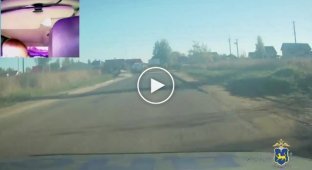 Погоня за нетрезвым водителем в Пскове