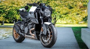 Brabus announced a limited edition of 180-horsepower motorcycles (12 photos)
