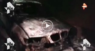Из-за ссоры с женой москвич поджег BMW X5 вместе с собой