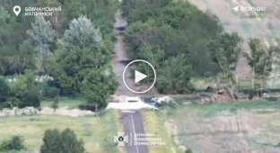Пограничники минометным огнем разрушили позицию врага на Волчанском направлении