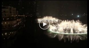 Шикарный фонтан в Дубаи