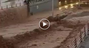 Мощное наводнение в Турции