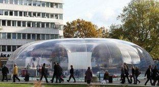 Пластиковые пузыри заставят берлинцев увидеть город в новом свете (12 фото)