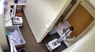 Robots for folding towels were created in California