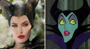 Famous actors who played the role of cartoon characters (12 photos)