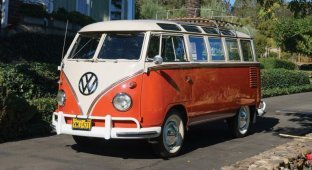 Volkswagen Microbus Deluxe 1960. Как дорого можно продать старый микроавтобус? (36 фото)