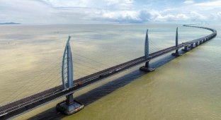 Уникальное строение века: в Китае открыли самый длинный в мире мост через море (9 фото + 1 видео)
