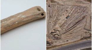 Ancient skates made from animal bones found in China (6 photos)