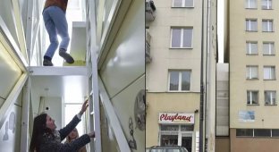 Самый узкий дом в мире, ширина которого всего 92 см (6 фото)