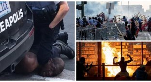 Пожары, погромы, анархия: после убийства полицейским чернокожего в американском городе вспыхнул бунт (11 фото + 6 видео)