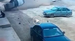 Водитель вылетел из салона в Чечне