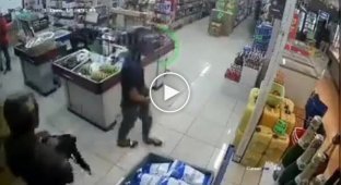 Store robbery in Brazil with a happy ending