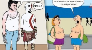 «Ты же девочка!»: Комиксы о том, почему двойные стандарты бесят (14 фото)