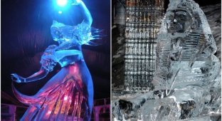 20+ masterpiece ice sculptures that amaze with details (23 photos)