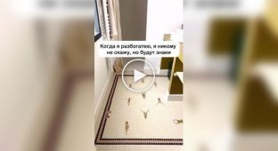Креативна підлога: незвичайна мозаїка у ванній