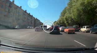 ДТП с переворотом в Комсомольске-на-Амуре