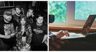 A guitarist from New Jersey broke up a band, spending the entire budget of the band on food delivery and donations to nude models (4 photos + 1 video)