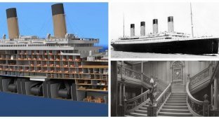 Digital animation showed the famous Titanic in cross-section (12 photos + 2 videos)