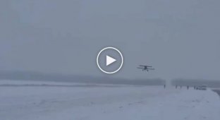 Test flight of the Ukrainian kamikaze drone AQ 400 Scythe