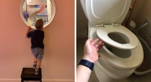Public places that take care of the comfort of children (19 photos)