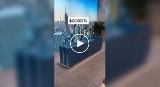 A TV from Porsche for 400 thousand Dollars