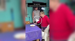 Приучение внука к порядку