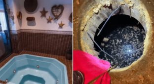 A family found a secret hiding place of smugglers under their house (2 photos + 1 video)