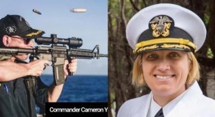 US destroyer commander fired and replaced by female captain for photo with upside-down sight (5 photos)