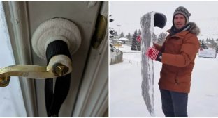 20 shots showing how cold it is this winter in Canada (21 photos)