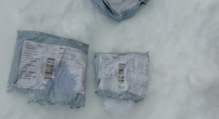 Выброшенные посылки в городе Новая Ладога, которые так и не дошли до получателей (3 фото)