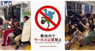 Special Posters Are Being Put Up in the Japanese Subway Calling on Black Guests to Be Modest (2 Photos + 1 Video)