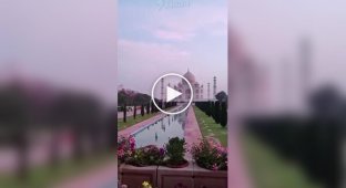 Обстановка возле Тадж Махала