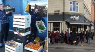 В Дании открылся первый супермаркет по продаже продуктов с истекающим сроком реализации (6 фото)