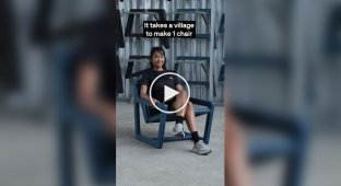 Guys from Indonesia have made a business by making chairs from garbage caught in Bali-2