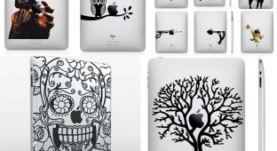 33 креативных наклейки на ваш iPad (33 фото)