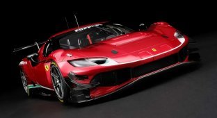 Ferrari 296 GT3 toy model was praised as a real car (7 photos + 1 video)