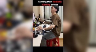 Как сходят с ума геймеры: рейтинг самых реалистичных игровых установок