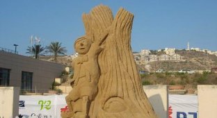Песчаные скульптуры (36 фото)