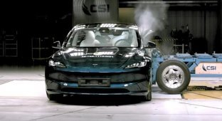 Tesla Model 3 стала самым безопасным автомобилем Европы (10 фото)