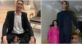 The tallest man in the world is looking for his love (10 photos + 1 video)