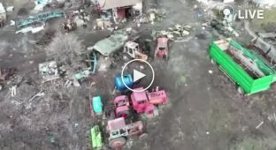 Відео роботи операторів дронів на передовій. Частина 9