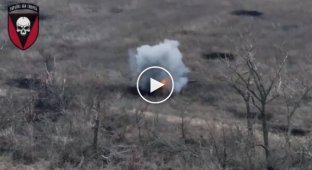 Неудачная атака российских военных при поддержке бронетехники возле села Новомихайловка в Донецкой области