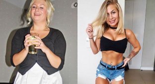 Девушка поборола лишний вес и стала фитнес-блогером (3 фото)