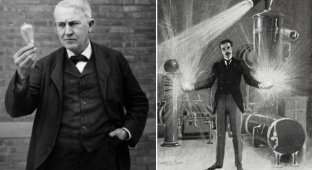 Война токов: противостояние Томаса Эдисона и Николы Теслы (5 фото)